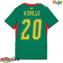 Camiseta Senegal Habib Diallo #20 Visitante Equipación para mujer Mundial 2026 manga corta